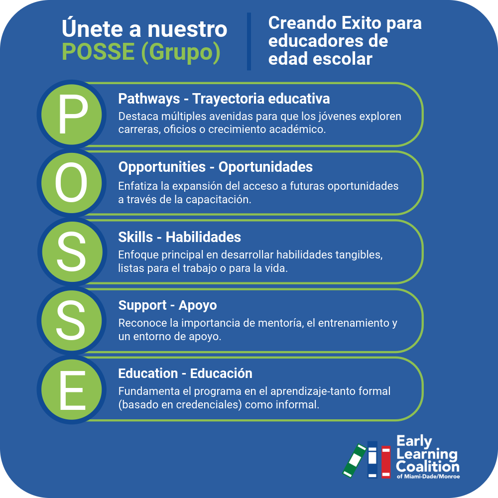 Early Learning Coalition - Únete a nuestro POSSE